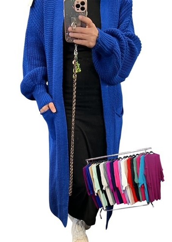 Italy strick jacke lang - italy,