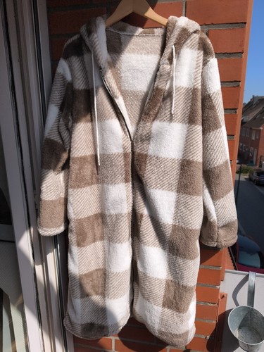 Lange dicke strickjacke mit - strickjacke,