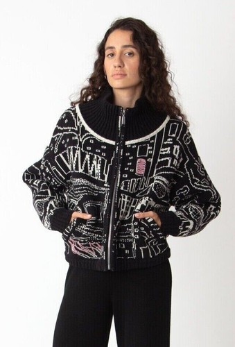 Dicke strickjacke blouson - -20%,