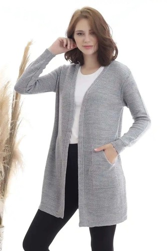 Damen strickjacke cardigan - strickjacke,