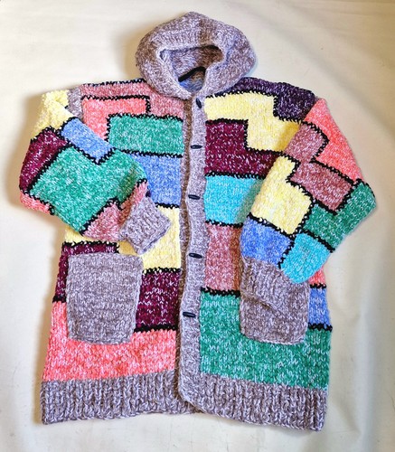 Dicke strickjacke unikat - strickjacke, *unikat*