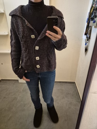 Grau weinrote dicke - grau/weinrote,,