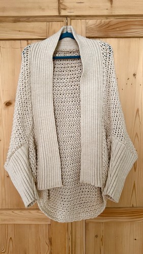 Dicke weite strickjacke cape - dicke,